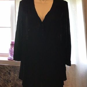 Comfy gauze swimsuit cover-up set.